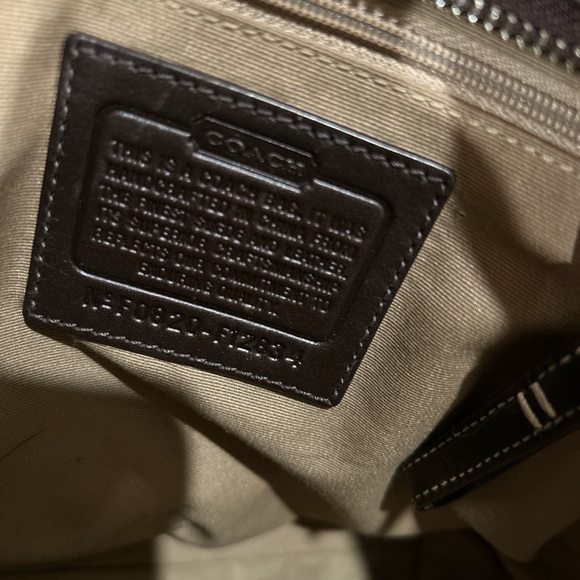 Coach 1941 chocolate brown suede shoulder bag. - Picture 6 of 8